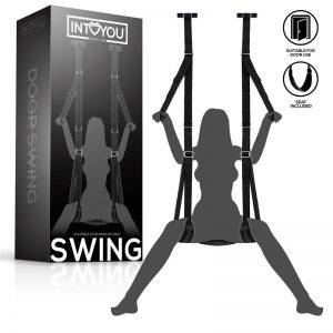 Adjustable Door Swing with Legs Support & Seat
