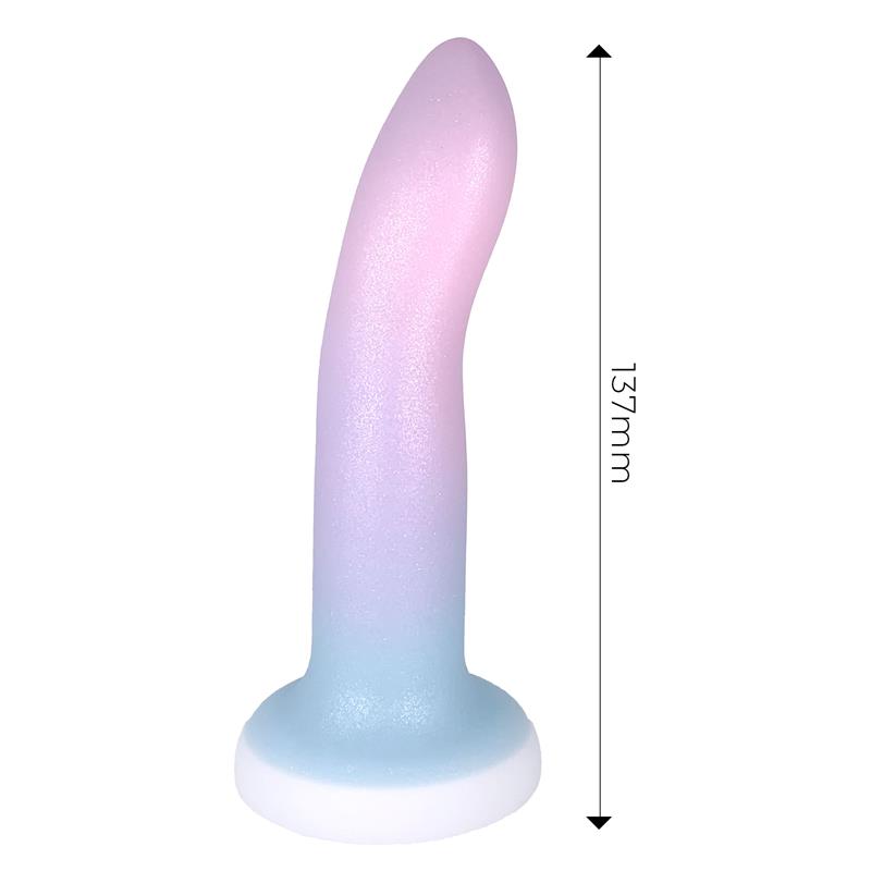 Dildo con Ventosa Color Degrado 13.6 cm - Imagen 5