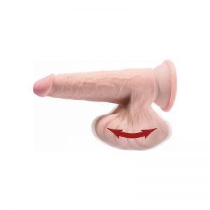 Dildo Triple Densidad Testiculos Oscilantes 8