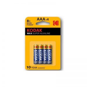 Pilas Alkaline Súper Max AAA LR3 Blister de 4