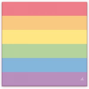 Set 20 Servilletas con Colores Bandera LGBT+