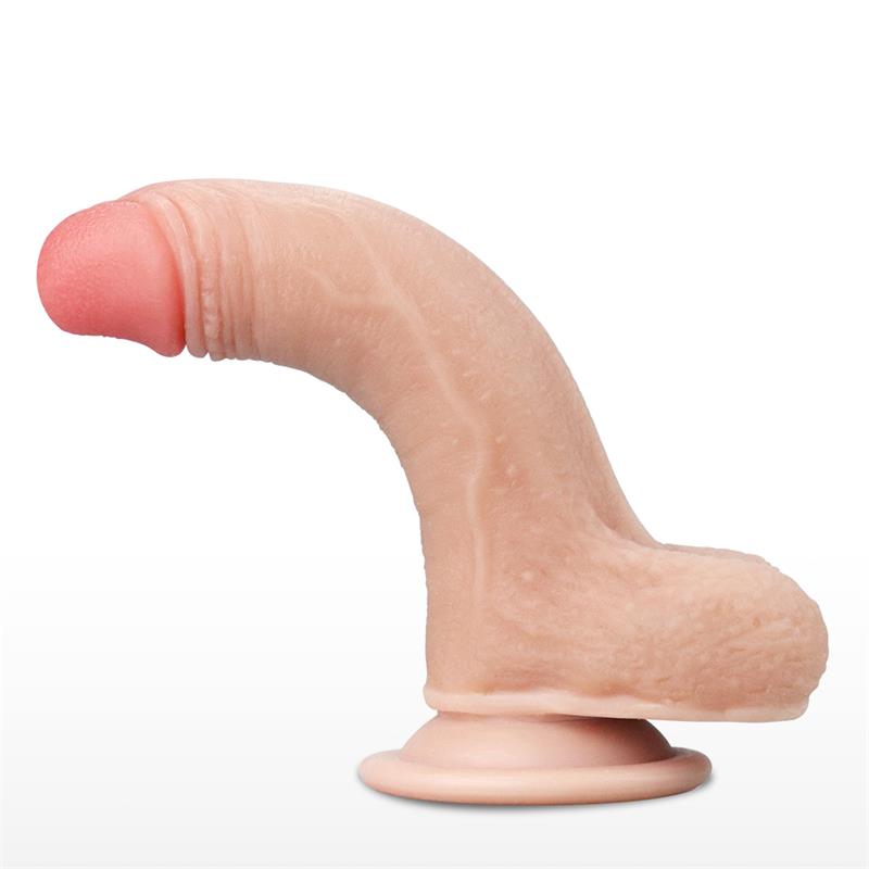 Dildo con Piel Retractil 7 Natural - Imagen 7