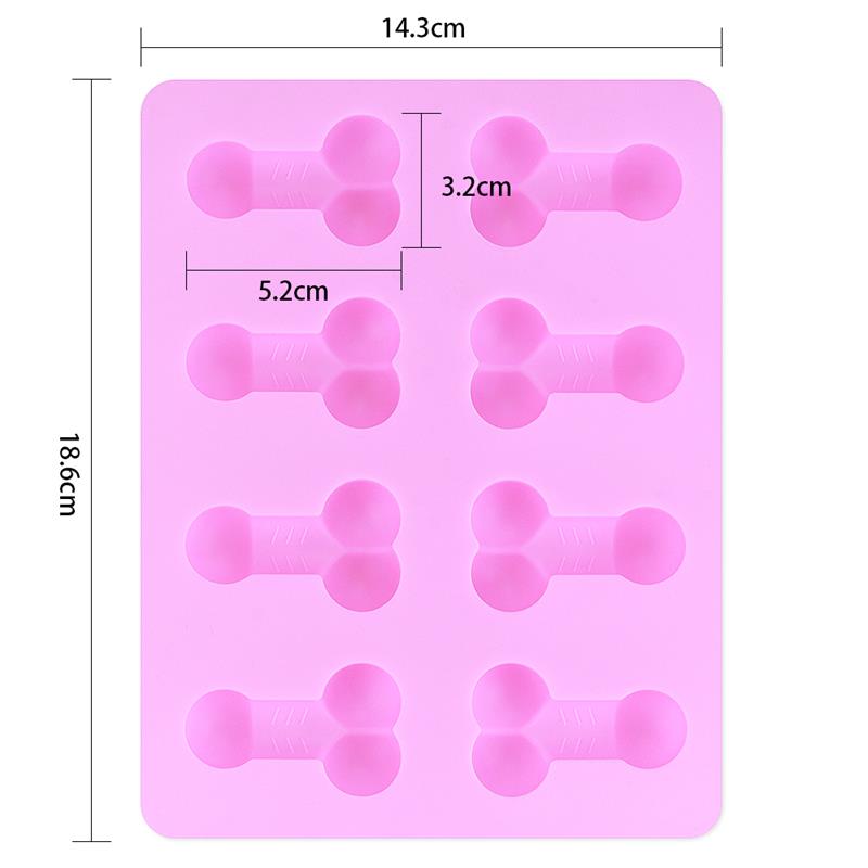 Molde para Chocolate o Hielo Forma de Pene - Imagen 2