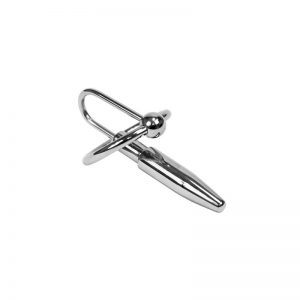 Plug Pene con Anillo Glande Metal 28mm