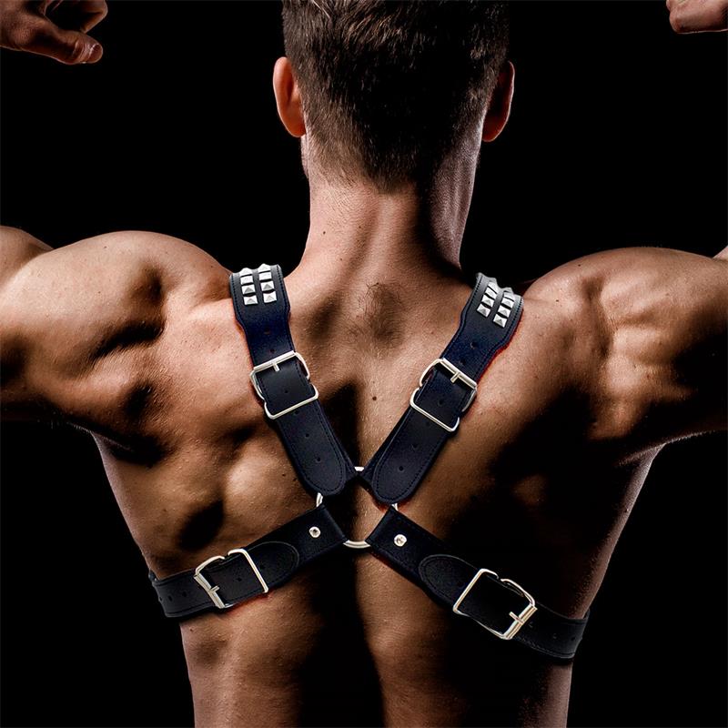 Adonis Arnés Masculino para el Pecho Cuero Vegano - Imagen 3