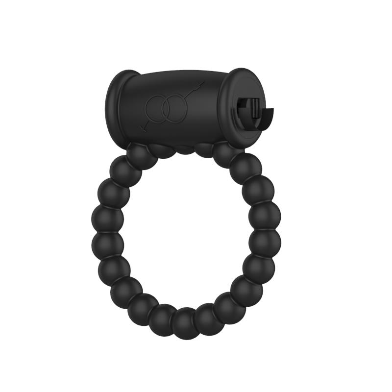 Anillo para el Pene con Vibración Negro - Imagen 4