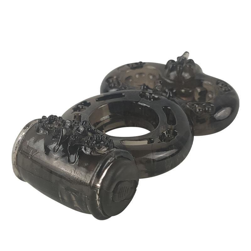 Anillo para el Pene con Vibración Negro - Imagen 7