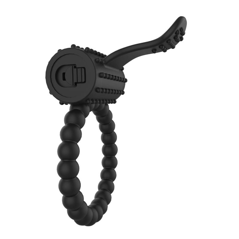 Anillo para el Pene con Vibración Negro - Imagen 7