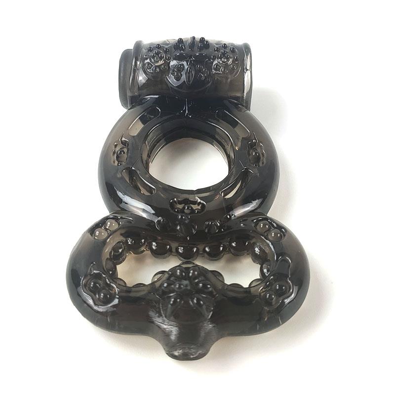 Anillo para el Pene con Vibración Negro - Imagen 4