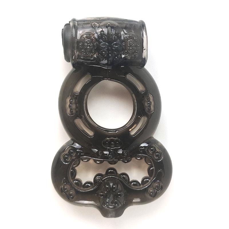 Anillo para el Pene con Vibración Negro - Imagen 5