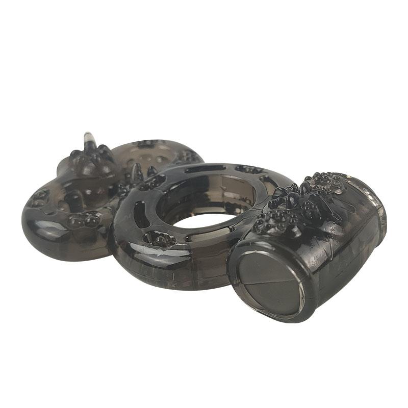 Anillo para el Pene con Vibración Negro - Imagen 6