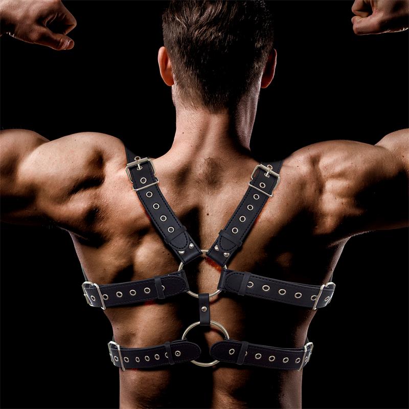 Aurum Arnés Masculino para Bondage Cuero Vegano - Imagen 5