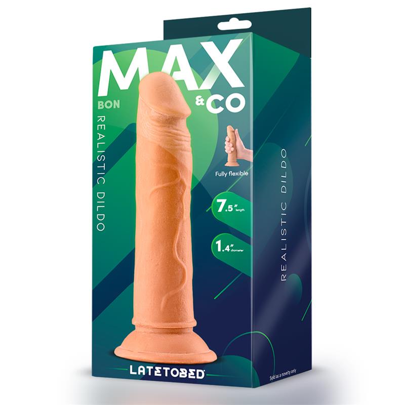 Bon Dildo Realista con Ventosa 7.5 Natural - Imagen 3