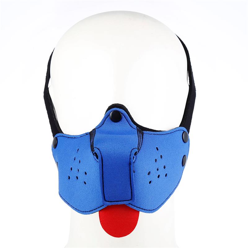 Bozal de Perro de Neopreno Desmontable y Ajustable Azul - Imagen 8