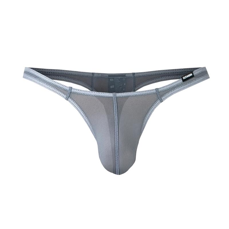 C4MSPX06 Tanga Brasileño Mesh Grey - Imagen 3