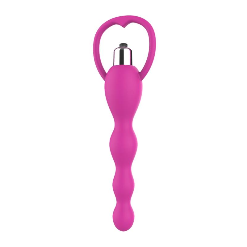 Cadena Anal con Vibración Rosa - Imagen 4