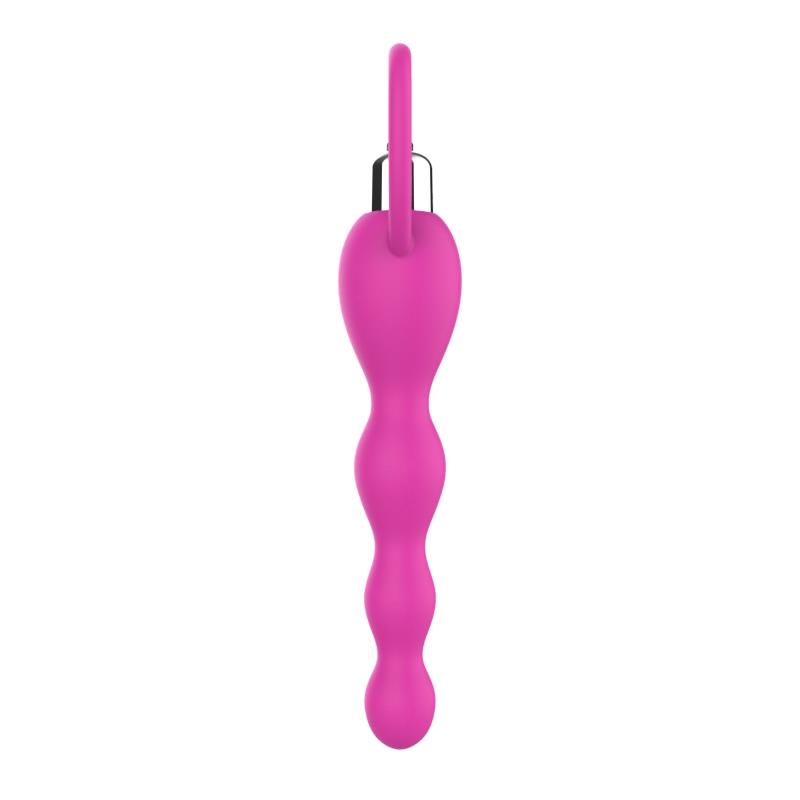 Cadena Anal con Vibración Rosa - Imagen 5
