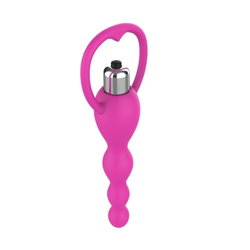 Cadena Anal con Vibración Rosa - Imagen 6
