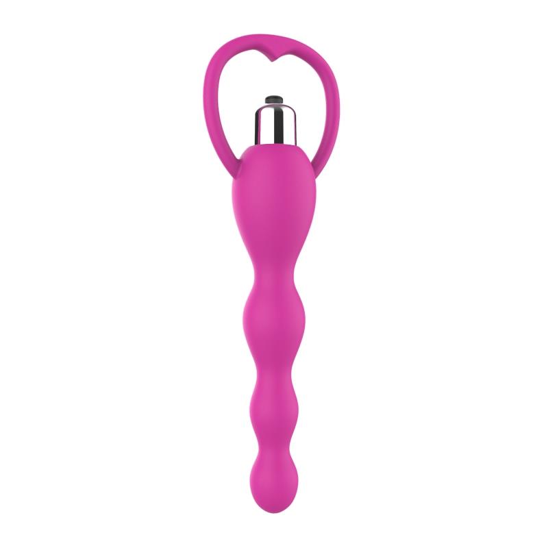 Cadena Anal con Vibración Rosa - Imagen 7