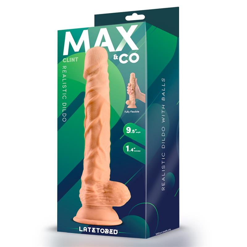 Clint Dildo Realista con Testículos Natural 9.8 - Imagen 5