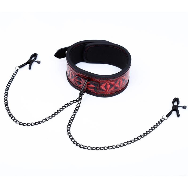 Collar con Pinzas para los Pezones Diamond Cuerpo Vegano - Imagen 7