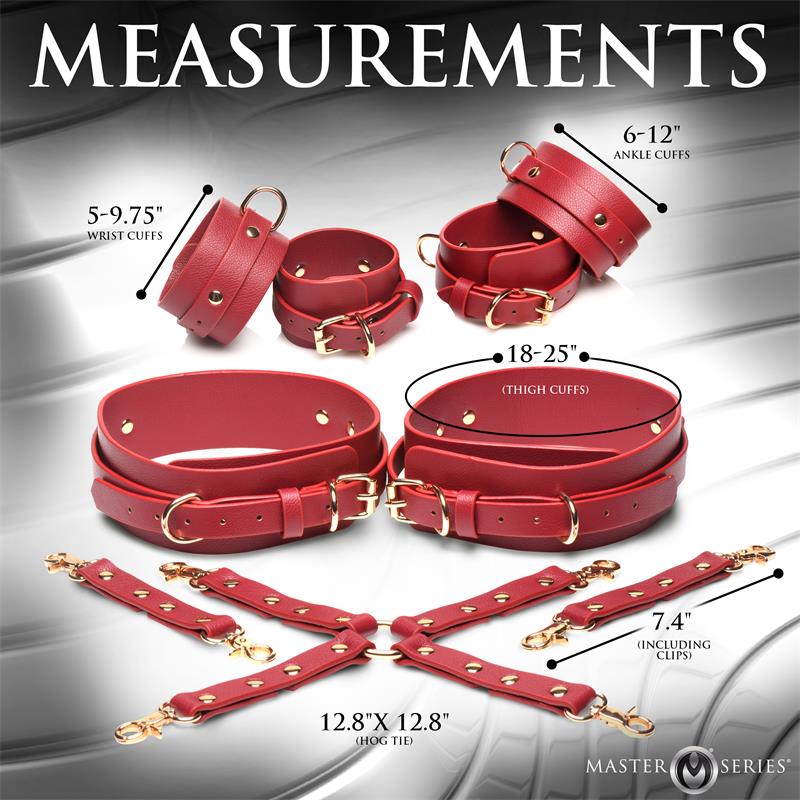 Crimson Captive Set de Ataduras Ajustables - Imagen 3