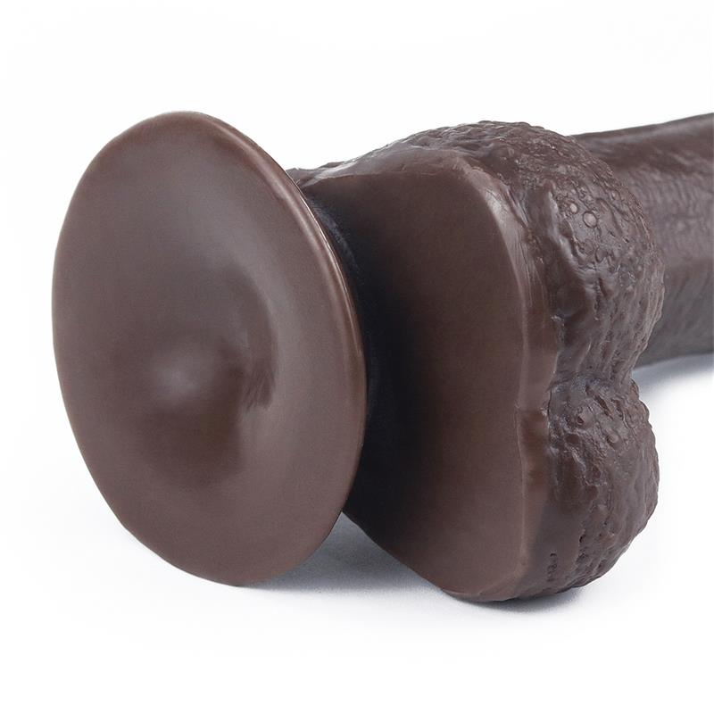 Dildo con Piel Retractil 7 Negro - Imagen 12