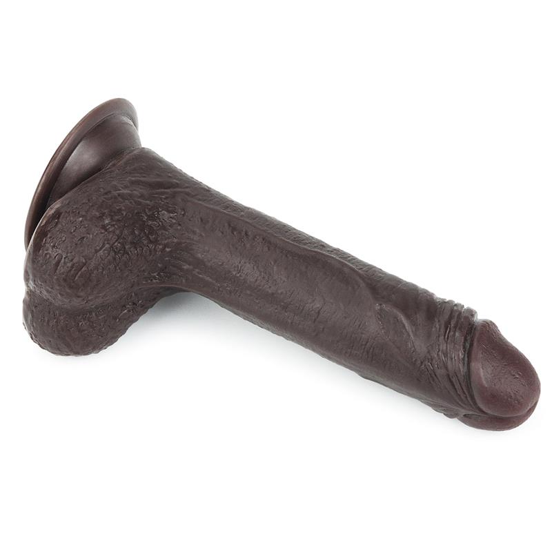Dildo con Piel Retractil 7 Negro - Imagen 10