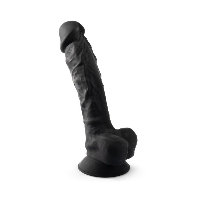 Dildo Dual Density Mod. 1 - 8 Negro - Imagen 4