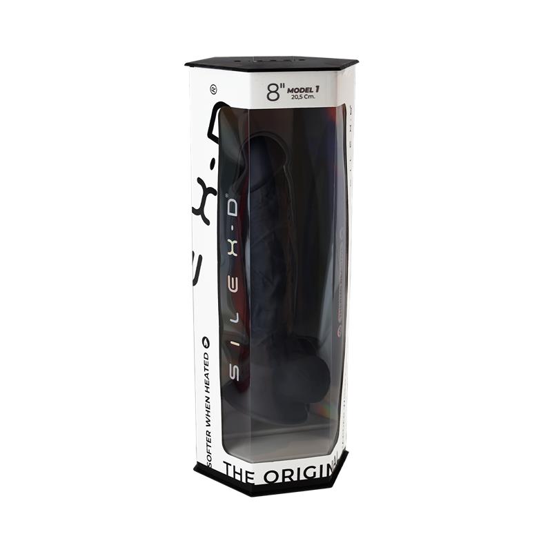 Dildo Dual Density Mod. 1 - 8 Negro - Imagen 7