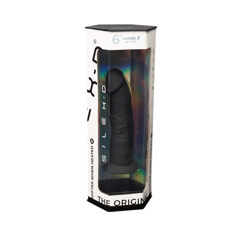 Dildo Dual Density Mod. 2 - 6 Negro - Imagen 4