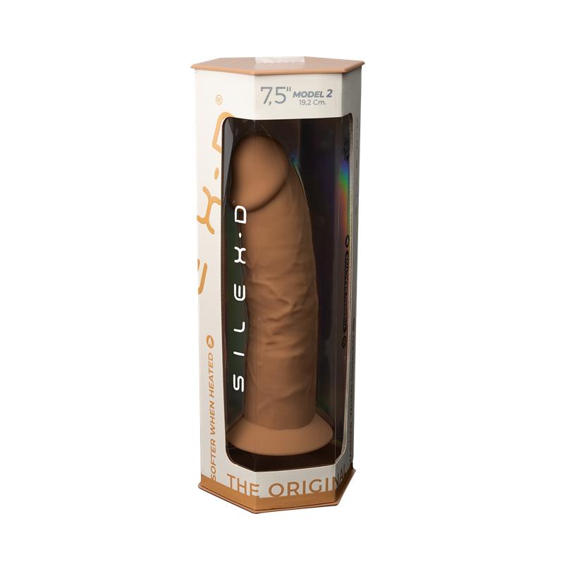 Dildo Dual Density Mod. 2 - 7.5 Caramel - Imagen 4
