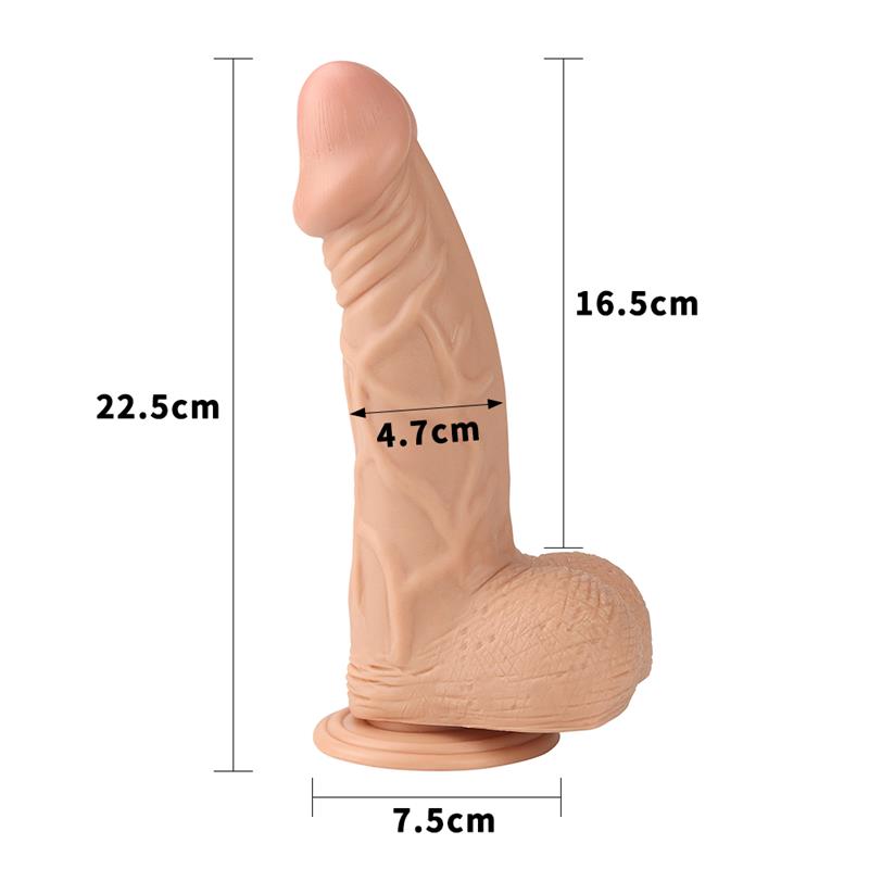 Dildo Real Extreme 9 Natural - Imagen 4