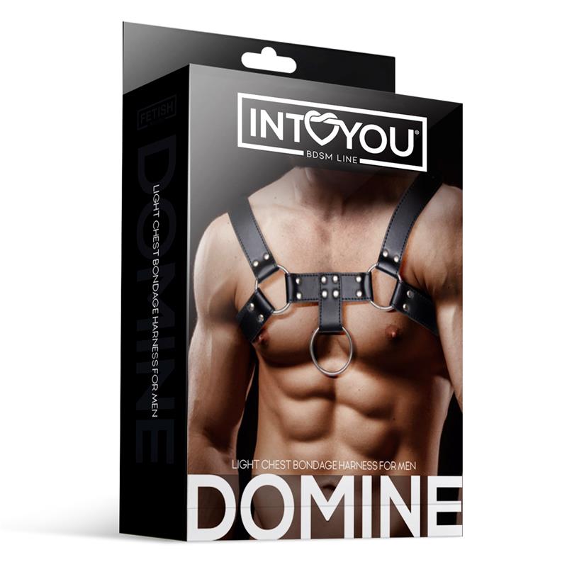 Domine Arnés Masculino para Bondage Cuero Vegano - Imagen 5