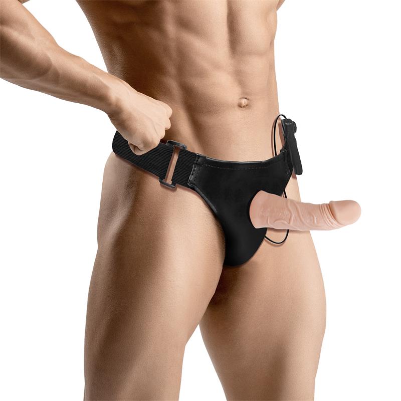 Eleto Arnés con Dildo Hueco Desmontable, Vibración y Control Remoto - Imagen 7