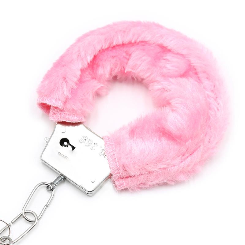 Esposas de Metal para Muñecas con Pelo Rosa - Imagen 5