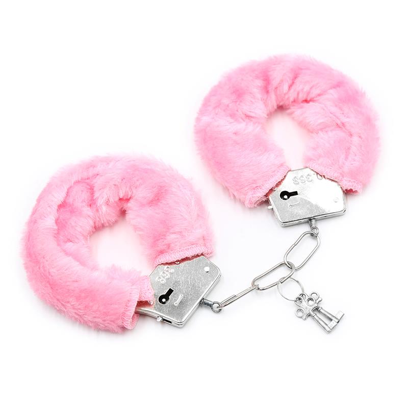 Esposas de Metal para Muñecas con Pelo Rosa - Imagen 6