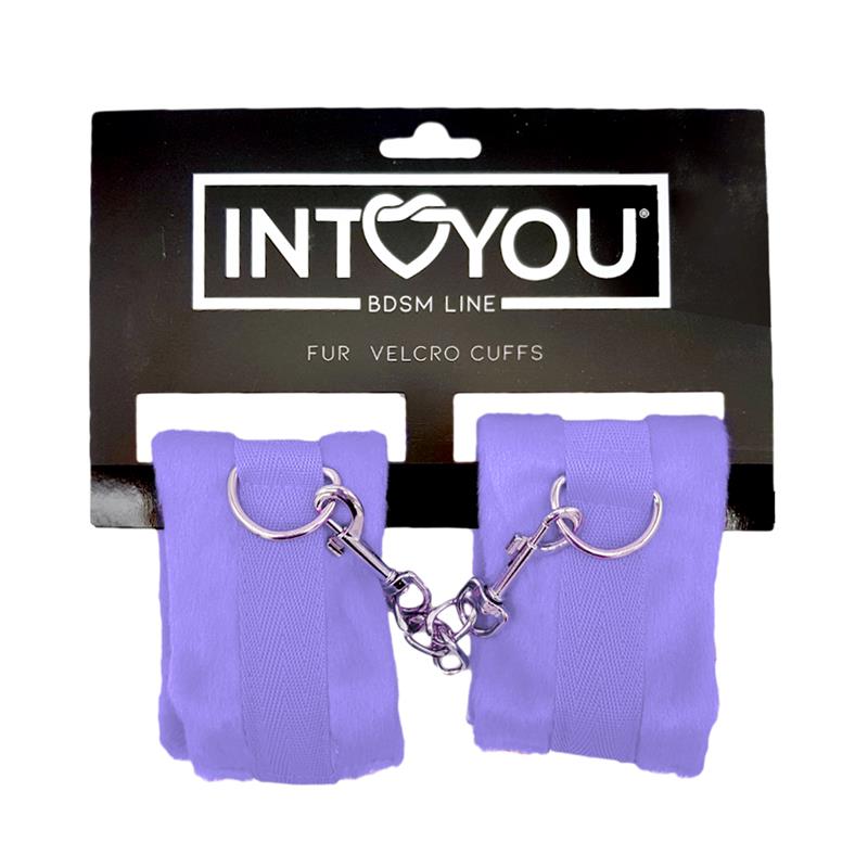 Esposas de Tela con Velcro para Muñecas con Pelo Largo Púpura - Imagen 3