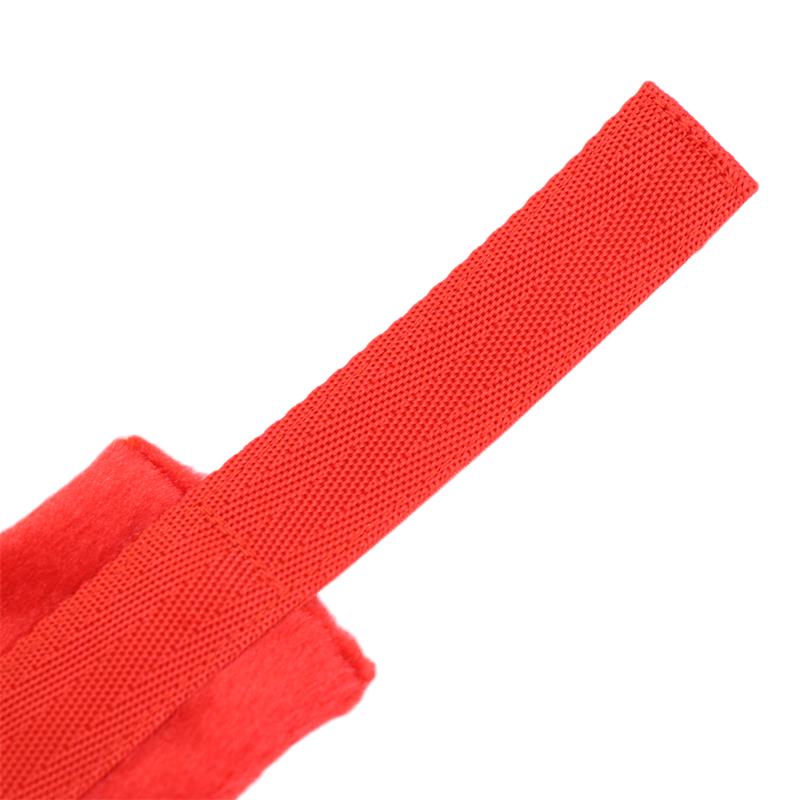 Esposas de Tela con Velcro para Muñecas con Pelo Largo Rojo - Imagen 3