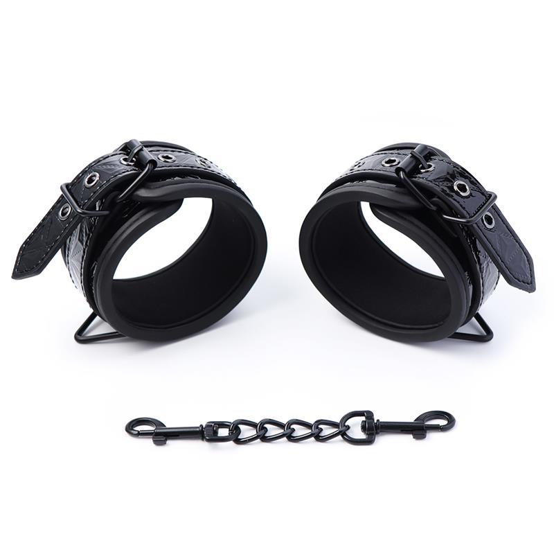 Esposas para Muñeca Ajustable Sapphire Cuero Vegano - Imagen 7