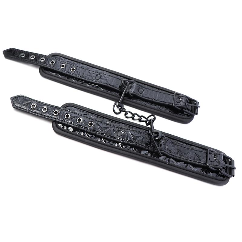 Esposas para Muñeca Ajustable Sapphire Cuero Vegano - Imagen 8