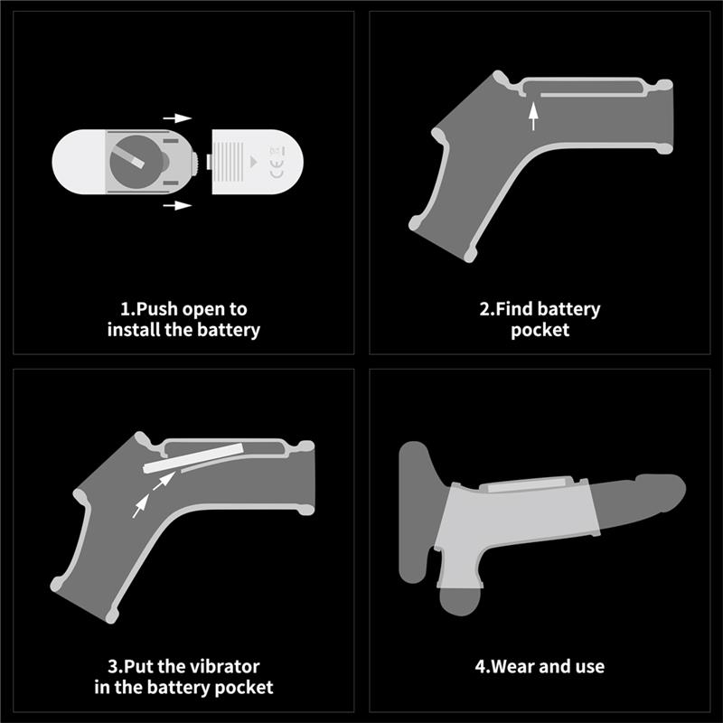 Funda el Pene y Testículos con Vibración Drip Knights - Imagen 7