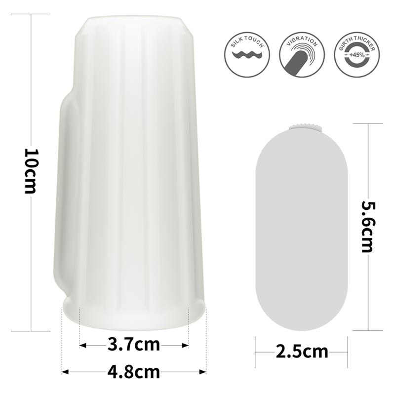 Funda para el Pene con Vibración Ridge Knights - Imagen 5