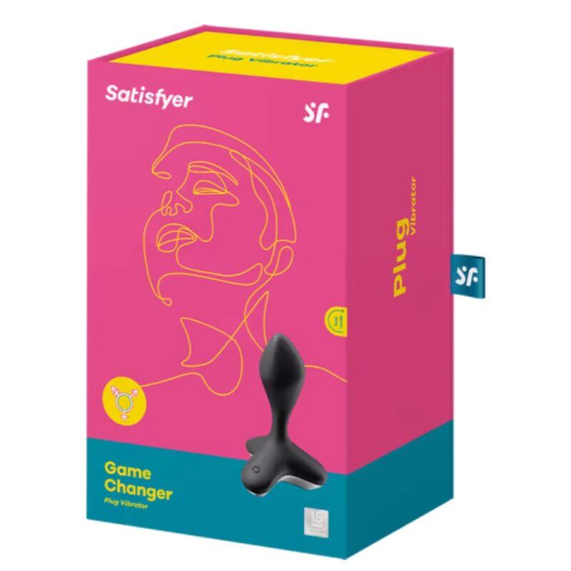 Game Changer Plug Anal con Vibración Negro - Imagen 6