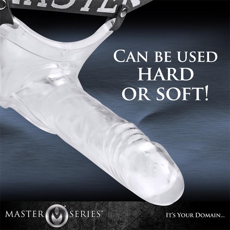 Grand Mamba XL Suspensorio con Dildo Hueco Transparente - Imagen 6