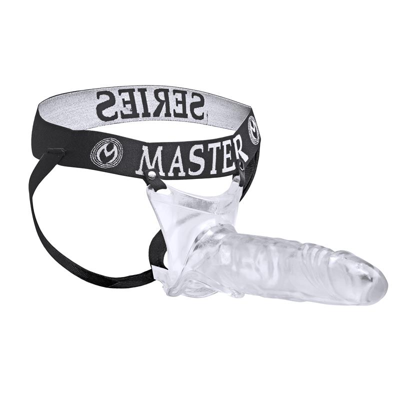 Grand Mamba XL Suspensorio con Dildo Hueco Transparente