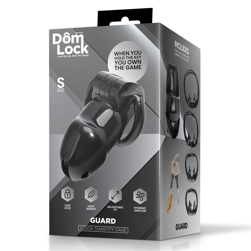 Guard Jaula para el Pene con Candado Interno Talla S - Imagen 6