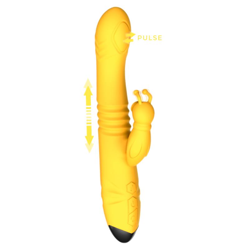 Honeybee Vibrador con Thrusting y Pulsación - Imagen 4