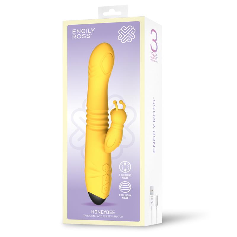 Honeybee Vibrador con Thrusting y Pulsación - Imagen 9