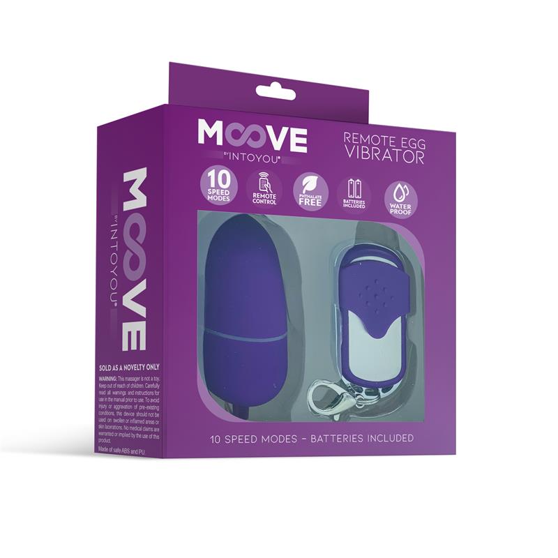 Huevo Vibrador con Control Remoto Mini Púrpura - Imagen 3